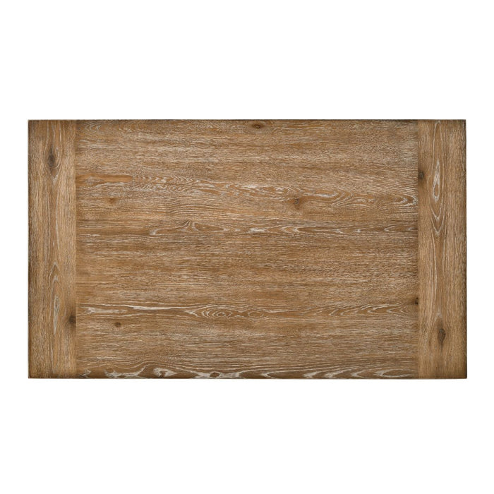 Farsiris - Counter Height Table - Weathered Oak
