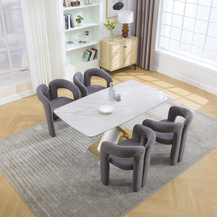 Coolmore Contemporary Designed Accent / Dining Chair With Armrests