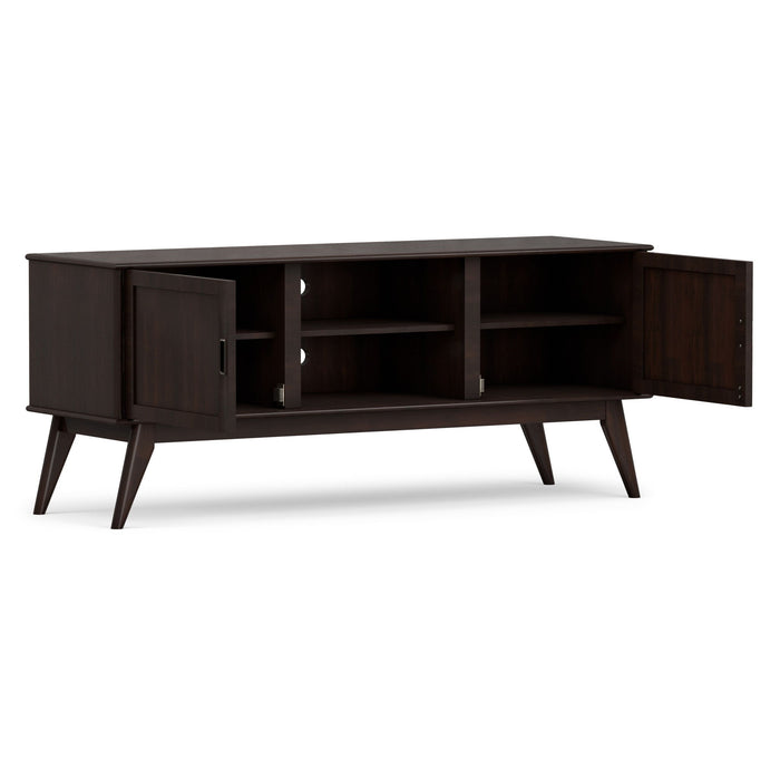 Draper - Handcrafted Mid Century Low TV Media Stand