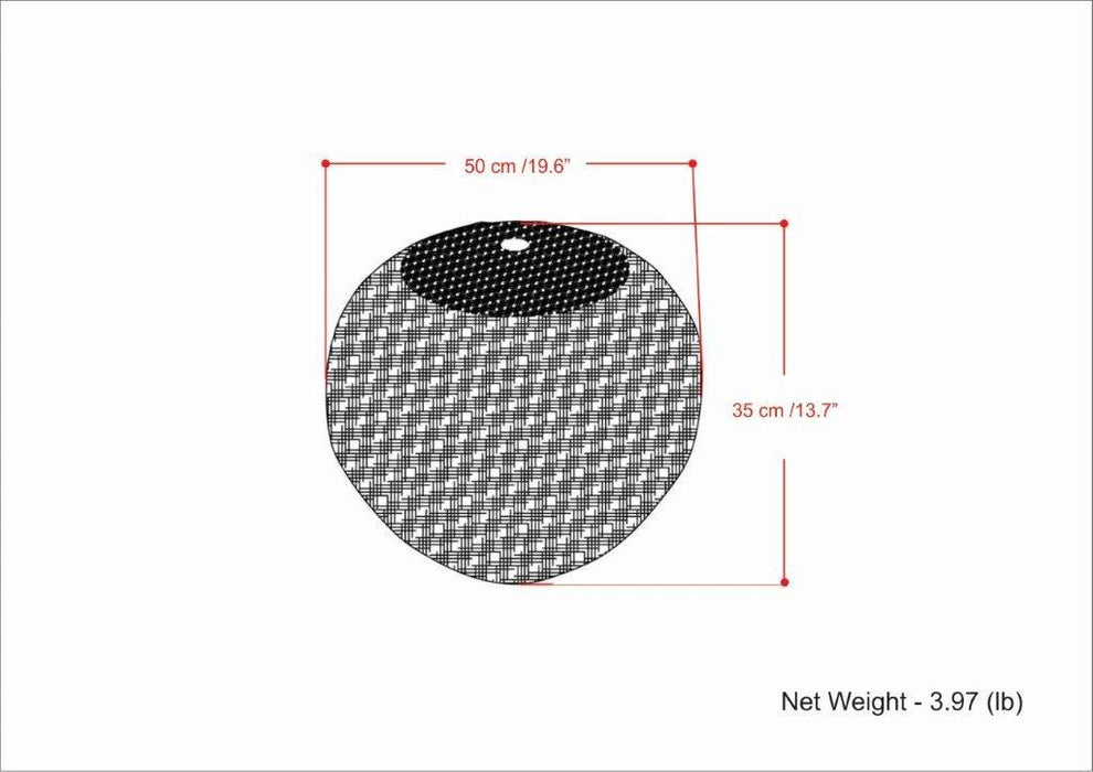 Sonata - Handcrafted Round Knitted Outdoor / Indoor Pouf