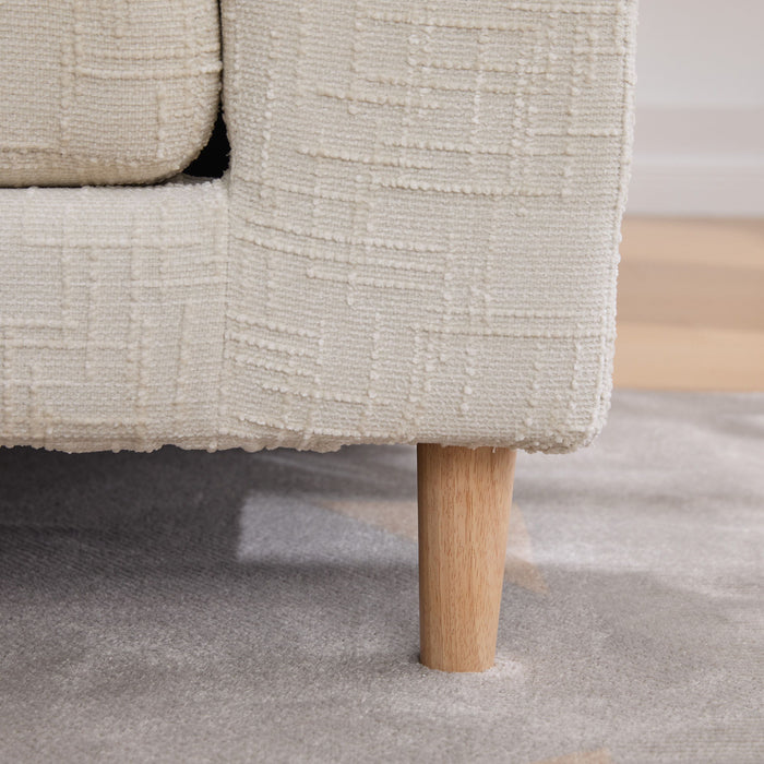 Modern Upholstered End Of Bed Bench With Armrests