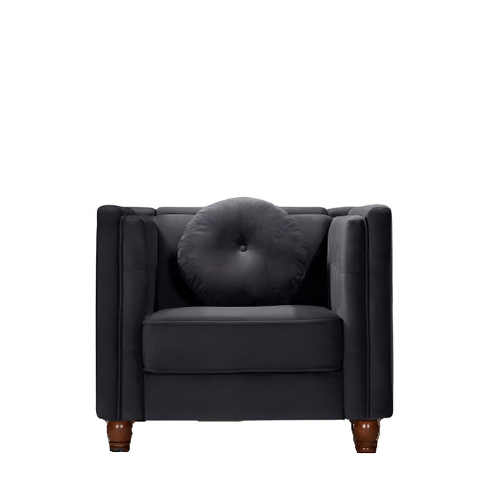 Chesterfield Accent Tufted Square Arm Side Chair