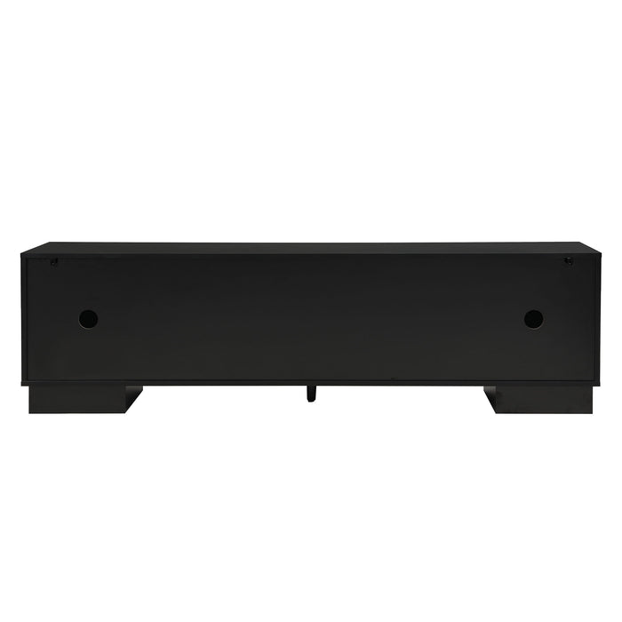 Modern TV Stand With Storage Cabinets, 4 Drawers