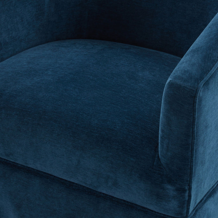 Elm - Skirted Swivel Chair