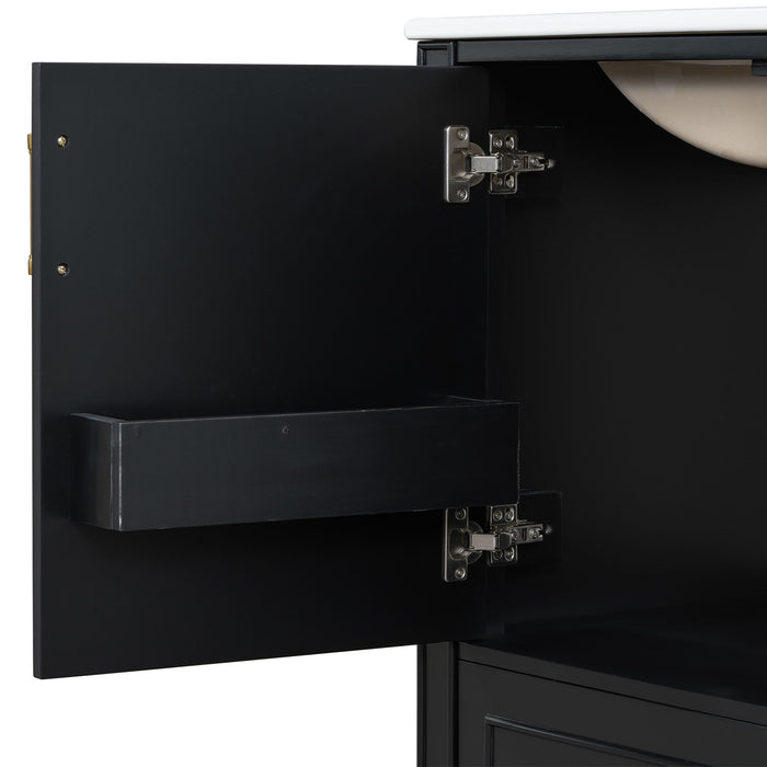 Traditional Bathroom Vanity Set With Soft Close Doors