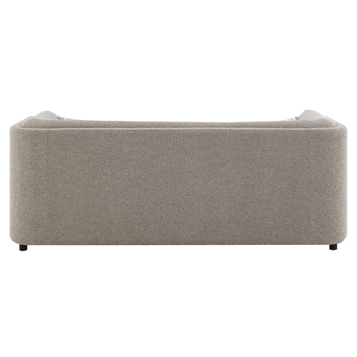 Glenda - Sofa With 3 Pillows - Gray Chenille
