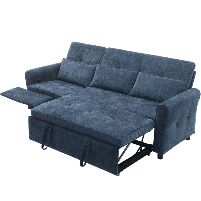 3 Seater Sofa Bed And Reversible Recliner