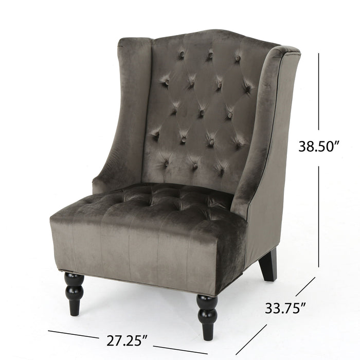 Toddman - Hi - Back Club Chair With Elegant Design
