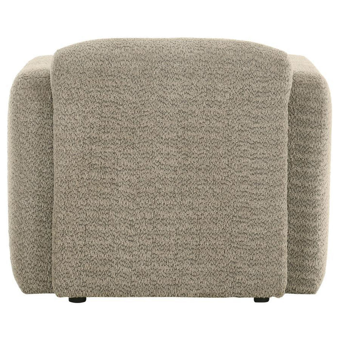Dorset - Fabric Upholstered Round Track Arm Accent Chair