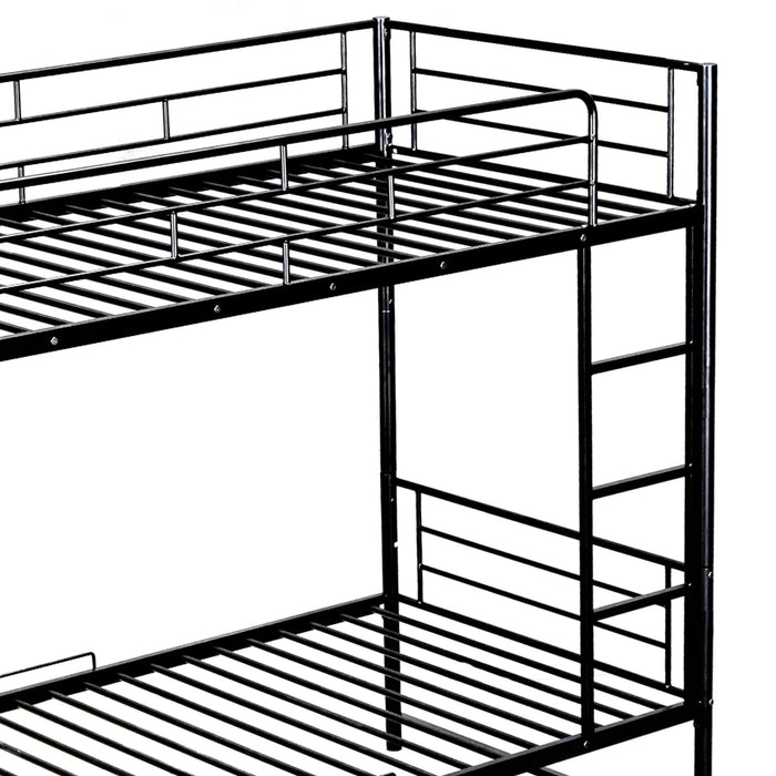 Metal Bunk Bed & Shelf And Guardrails