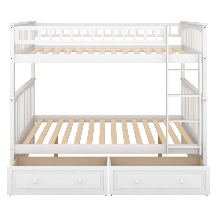 Bunk Bed With Drawers, Convertible Design