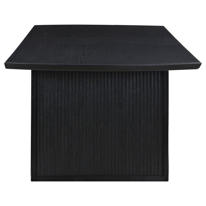 Mason - Removable Extension Leaf Dining Table - Black