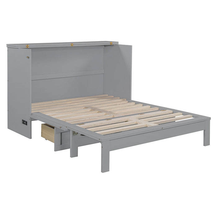 Murphy Bed With Large Drawers