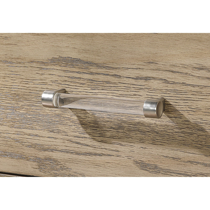 Sarai - Nightstand With Spacious Drawers And Handles - Brown