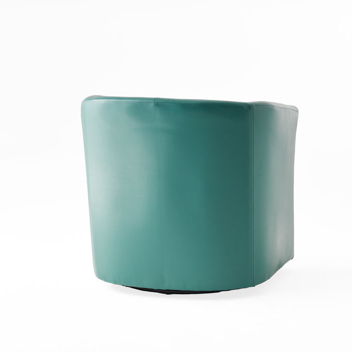 Melodize - Swivel Club Chair With Barrel Shape Design