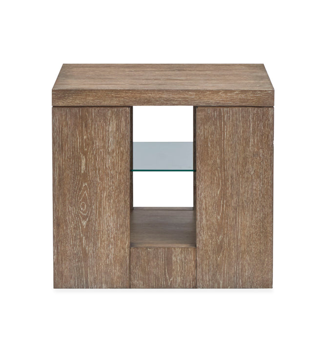 Conway - Rectangular End Table - Spiced Brown
