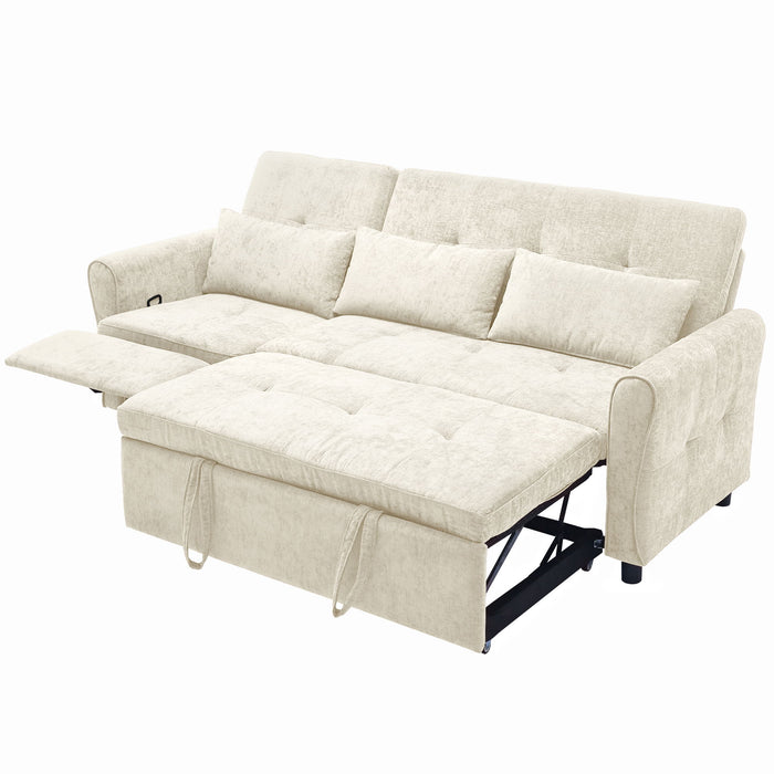 3 Seater Sofa Bed And Reversible Recliner