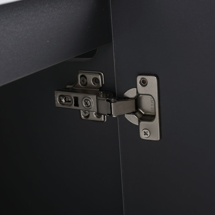 Contemporary Wall Mounted Bathroom Vanity With Soft Close Doors