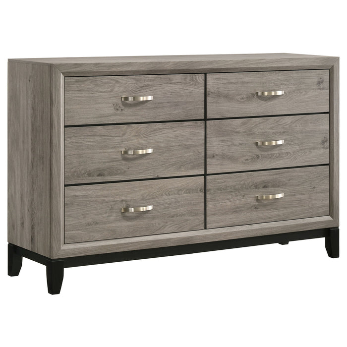 Watson Five-piece Queen Bedroom Set Light Taupe