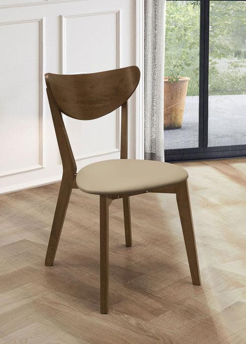 Kersey Wood Dining Side Chair Chestnut (Set of 2)