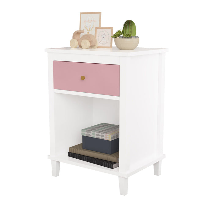 Nightstand With 1 Drawer 1 Shelf