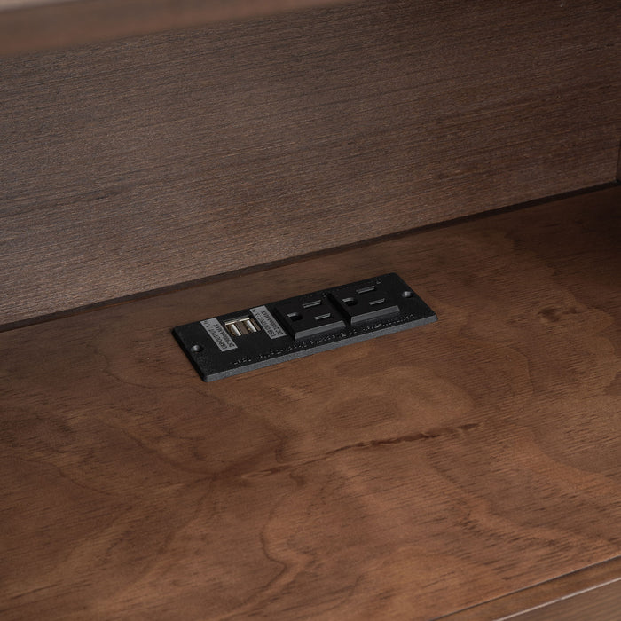 Storage Platform Bed With Pull Out Shelves, Trundle, And 2 Drawers