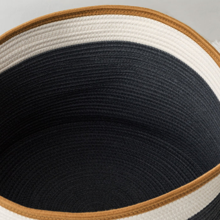 Francis - Cotton Round Laundry And Storage Basket