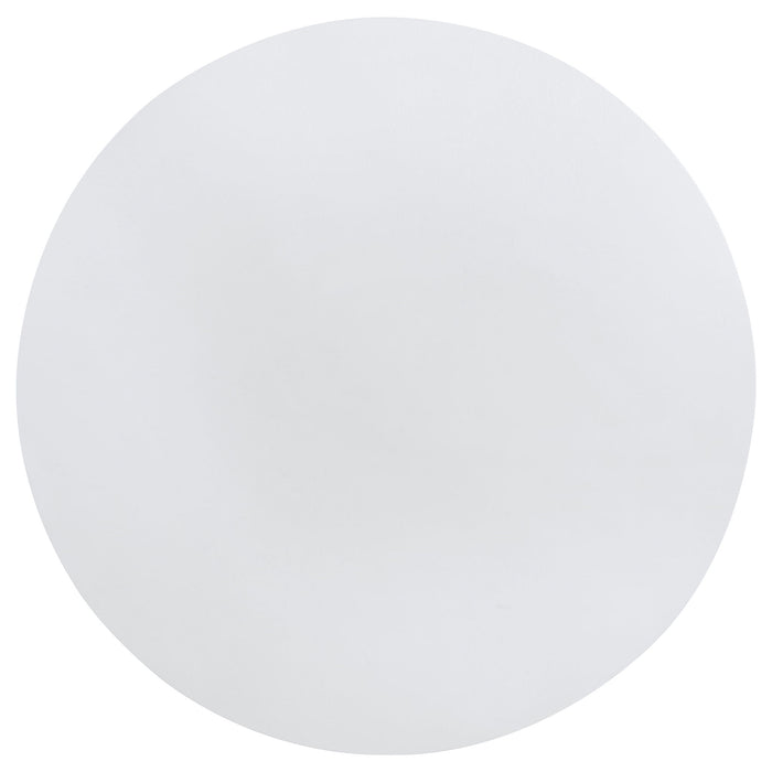 Judd 7-piece 54-inch Round Wood Dining Table Set Pearl White