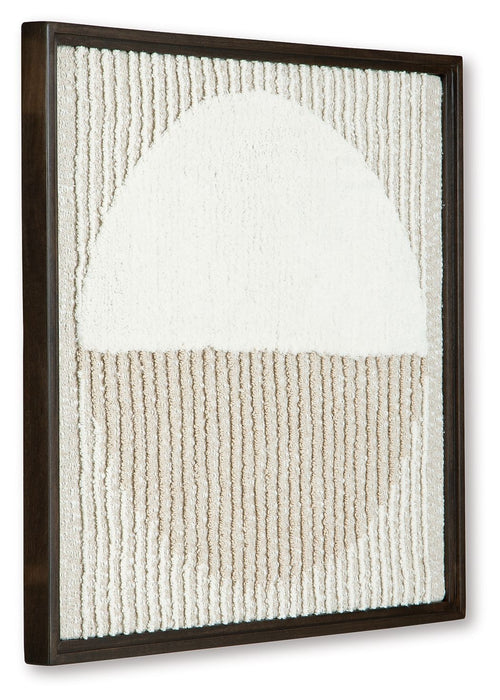 Bachard - Wall Decor - Tan / White