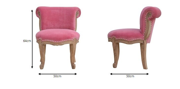 Velvet Studded Chair