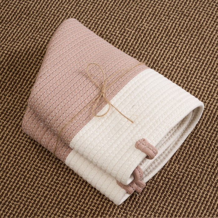 Francis - Cotton Round Laundry And Storage Basket