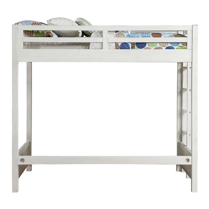 Celerina - Twin Loft Bed - Weathered White