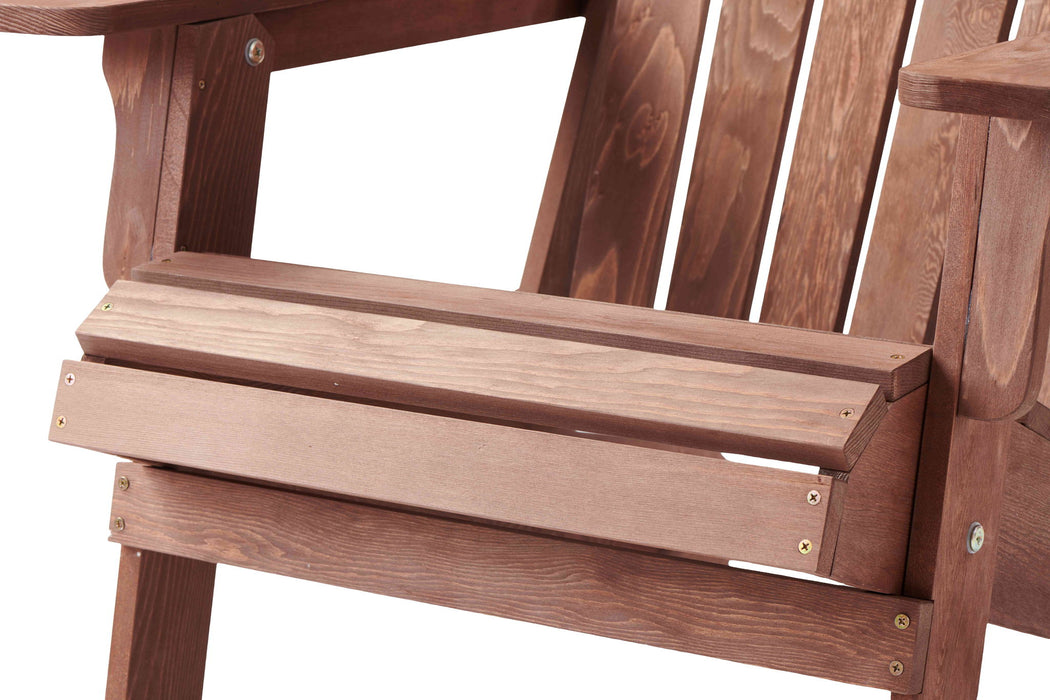 Oversize Outdoor Folding Adirondack Chair, Patio Chair For Garden