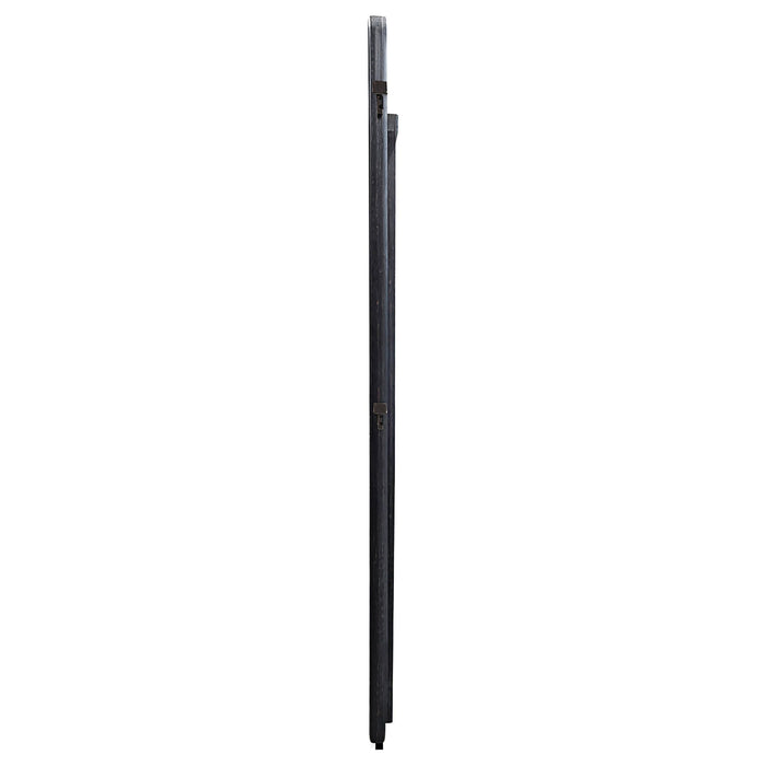 Leandro 76-inch Full Length Floor Mirror Burnished Black