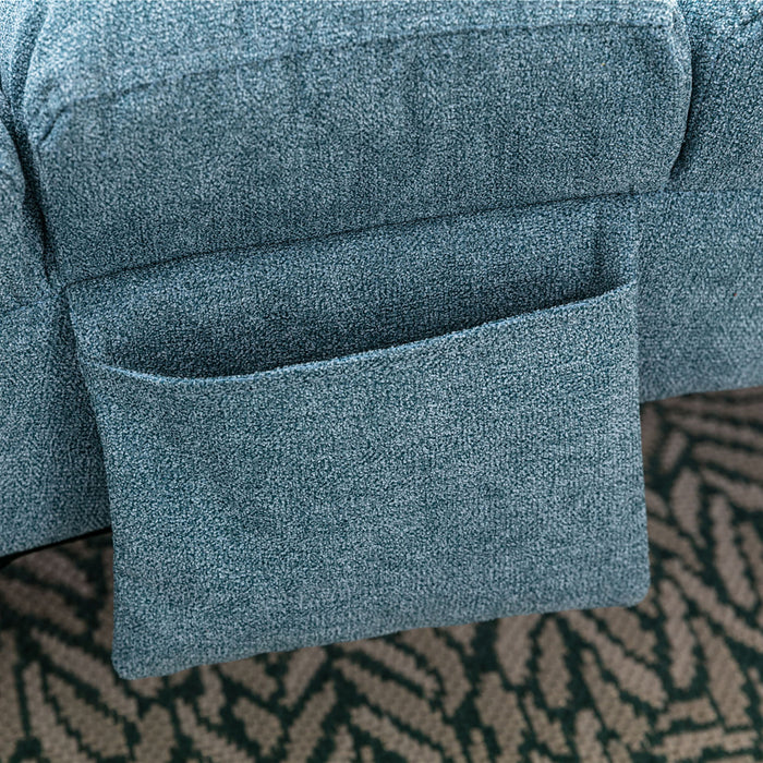 Massage Chaise Lounge Indoor With Remote Control, Ergonomic Electric Massage Lounger