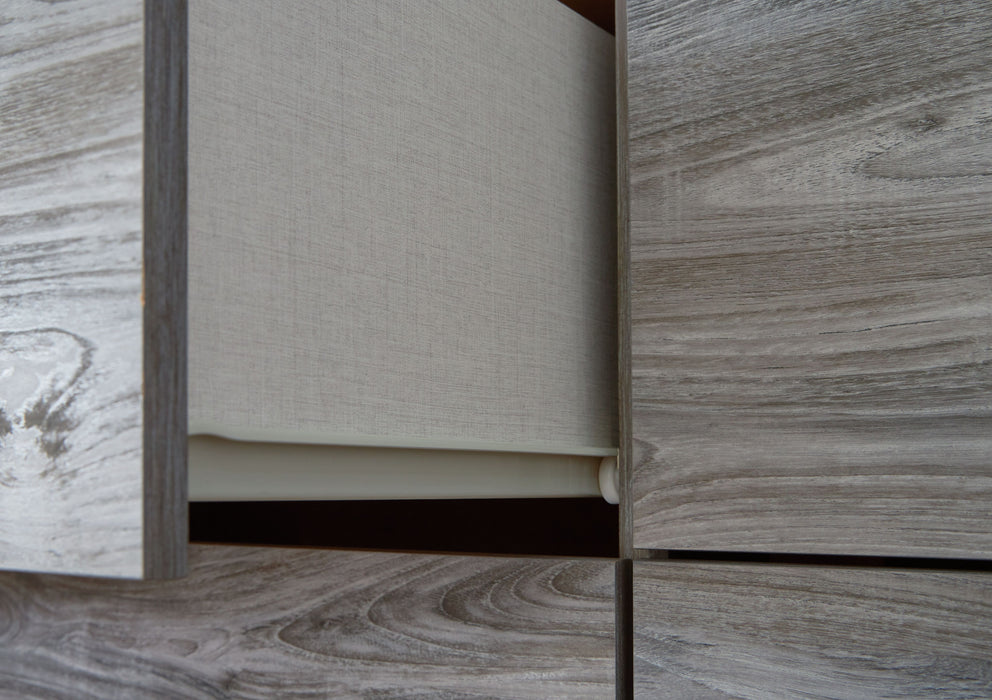 Bronyan - Two Drawer Night Stand - Dark Gray