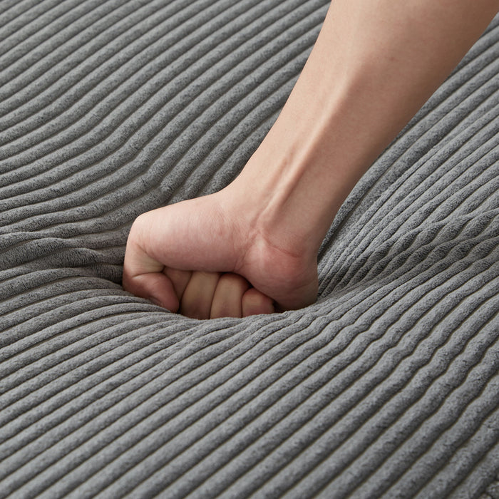 Convertible Chaise Lounge Sofa Chair With USB Ports, Cup Holders, Phone Holder And Storage