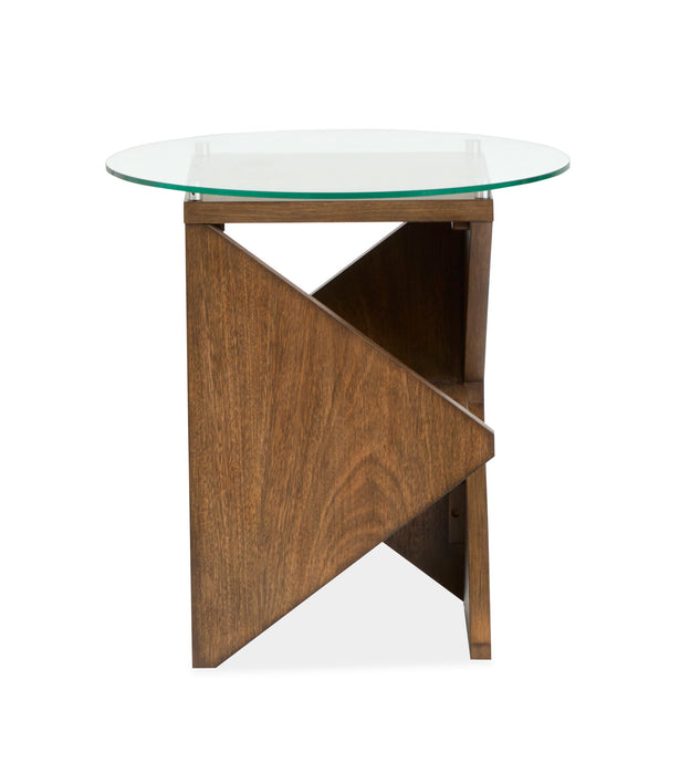 Vector - Round Accent Table - Russet