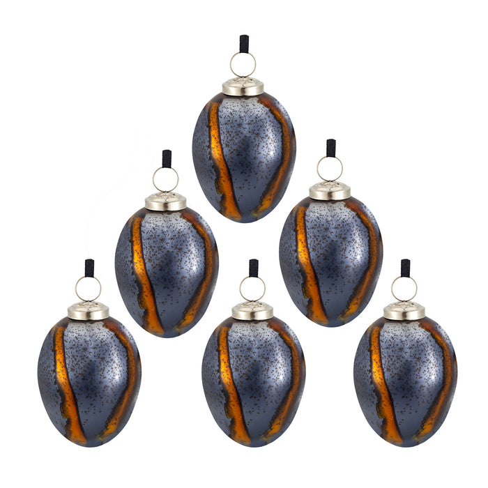 Christmas Ball Ornaments, Decorative Hanging Ball Christmas Tree Ornaments, For Holiday Party Decorations (Set of 6)