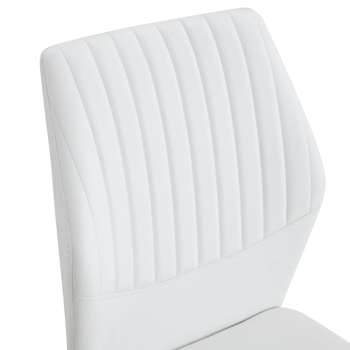 Luxury Simple Chair With Metal Gold Leg