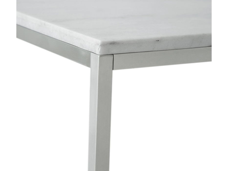 Esme - Rectangular Cocktail Table - White