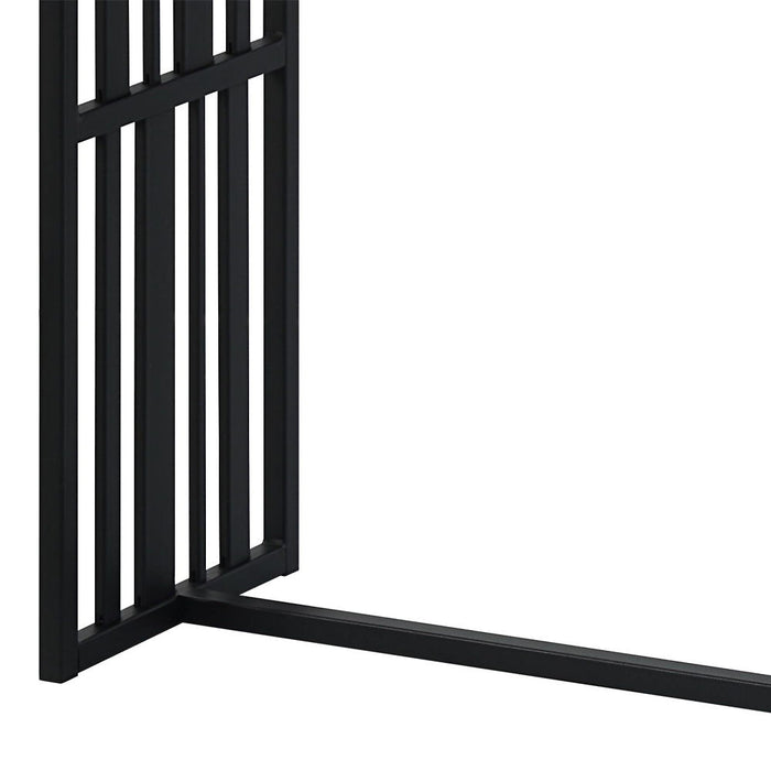 Zudora - Sofa Table - Antique Oak & Black