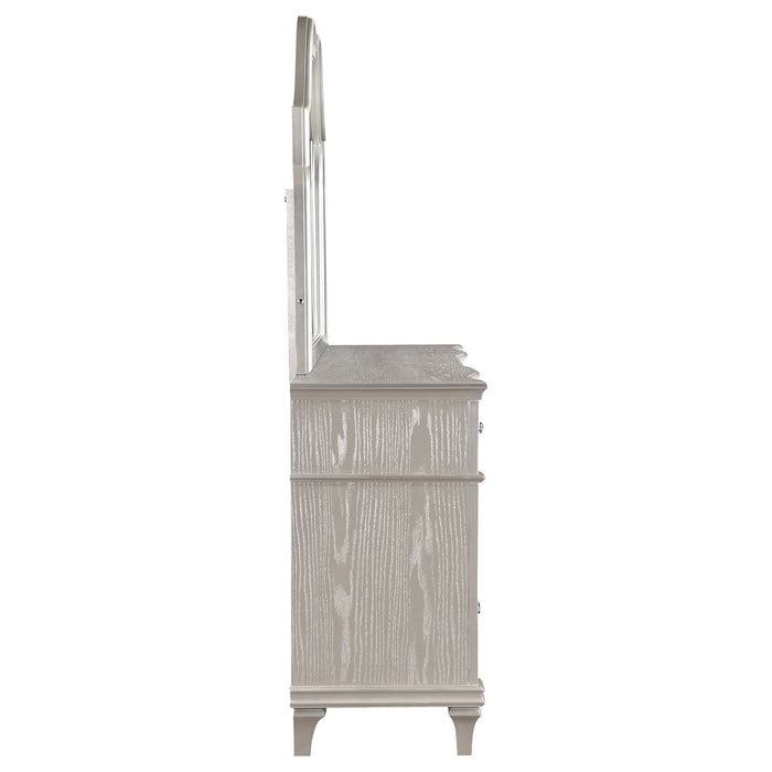 Colwood - 9 Drawer Dresser With Mirror - Silver