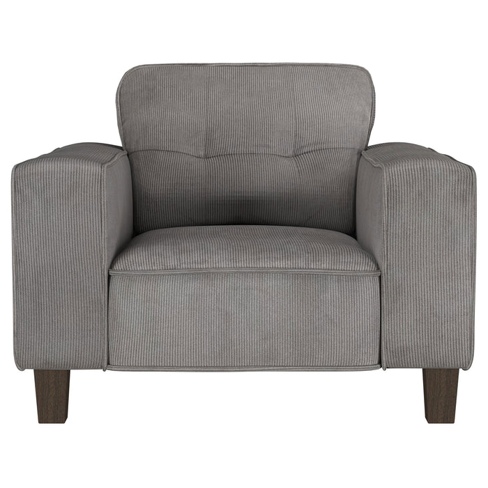 Dana - Track Arm Tufted Accent Chair