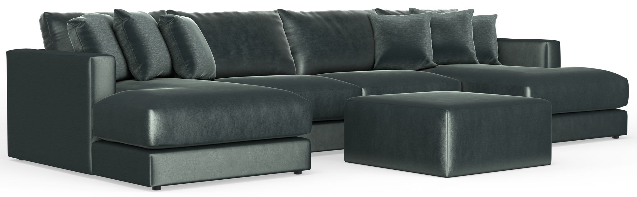 Remington - Modular Sofa And Cocktail Ottoman
