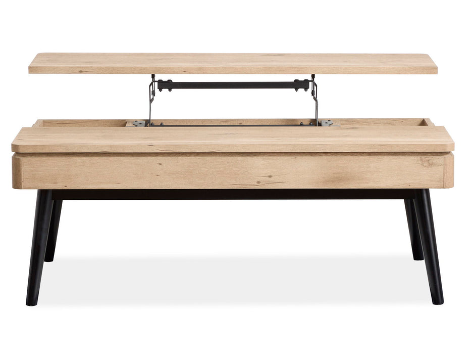 Fletcher - Lift Top Storage Cocktail Table - Driftwood