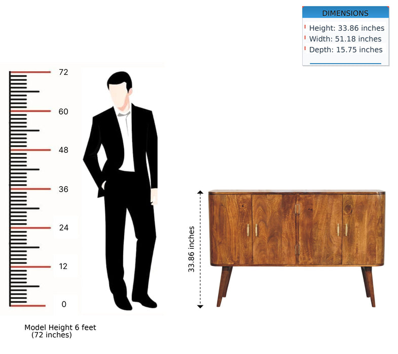 Linden - Sideboard - Beige Brown