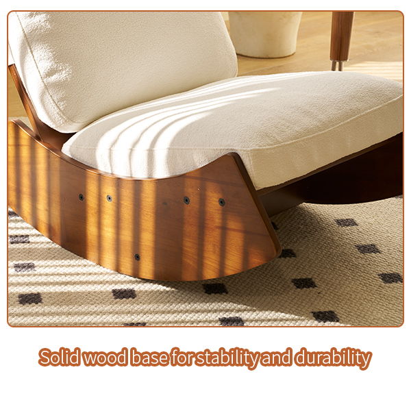 Comfortable High-Quality Upholstery Glider Rocking Chair