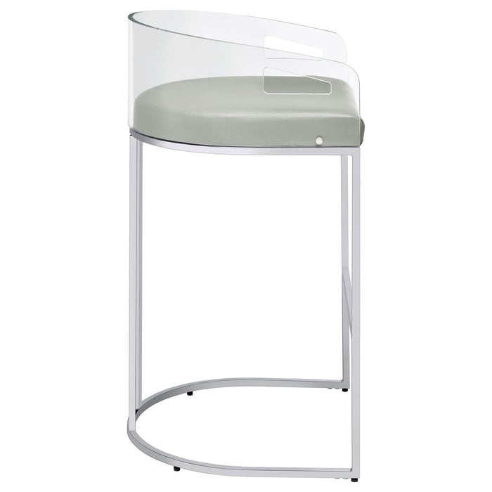 Mello - Upholstered Bar Chair (Set of 2) - Gray