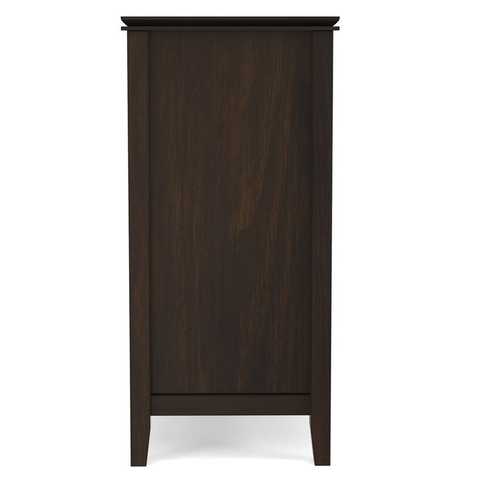 Artisan - Tall TV Media Stand - Dark Chestnut Brown